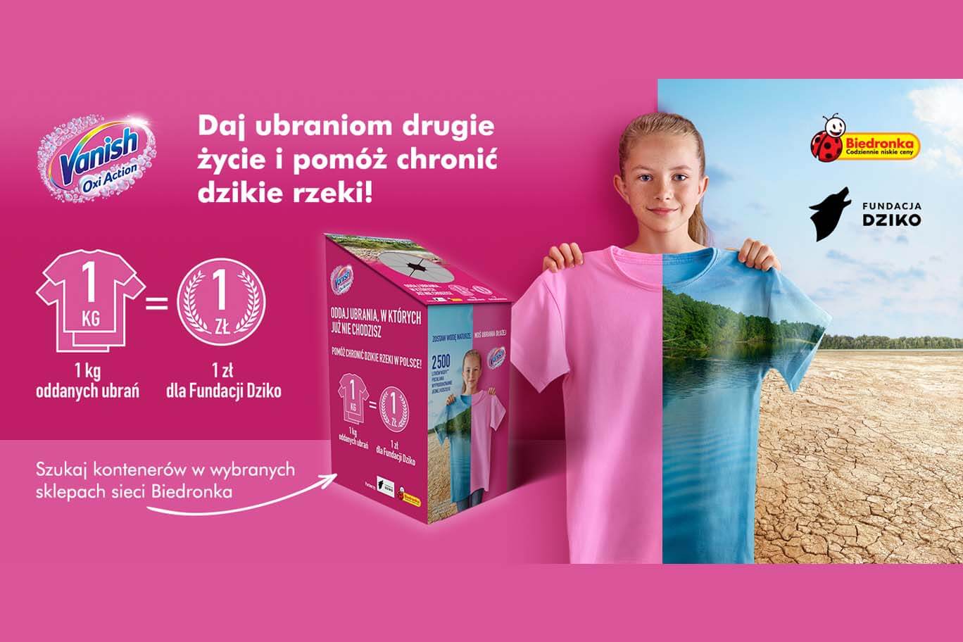 W Biedronce oddasz niepotrzebną odzież i… zadbasz o ekologię!