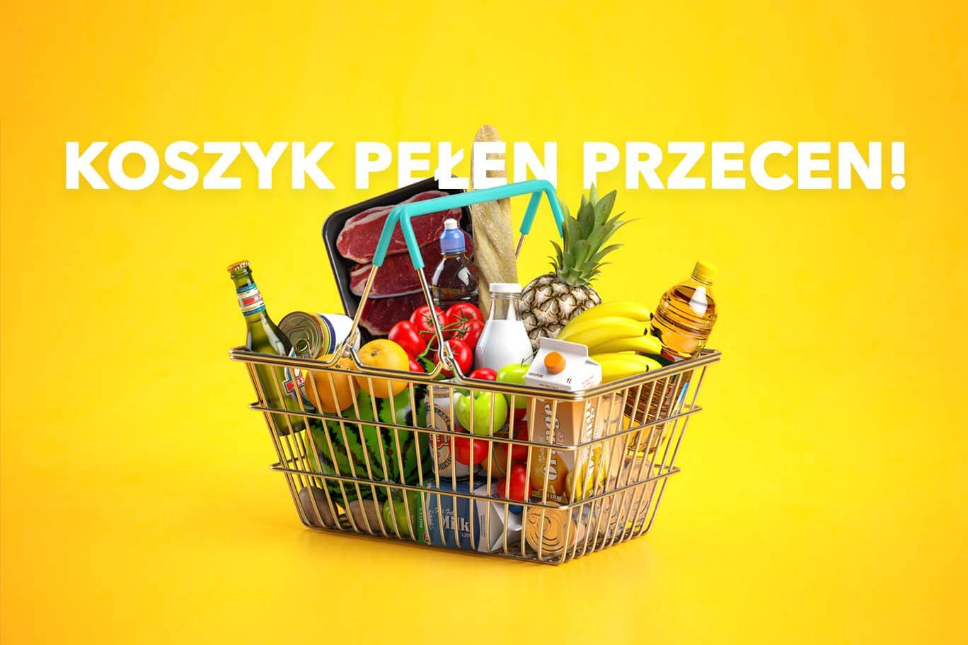 Koszyk pełen przecen i 40 zł oszczędności w Lidlu
