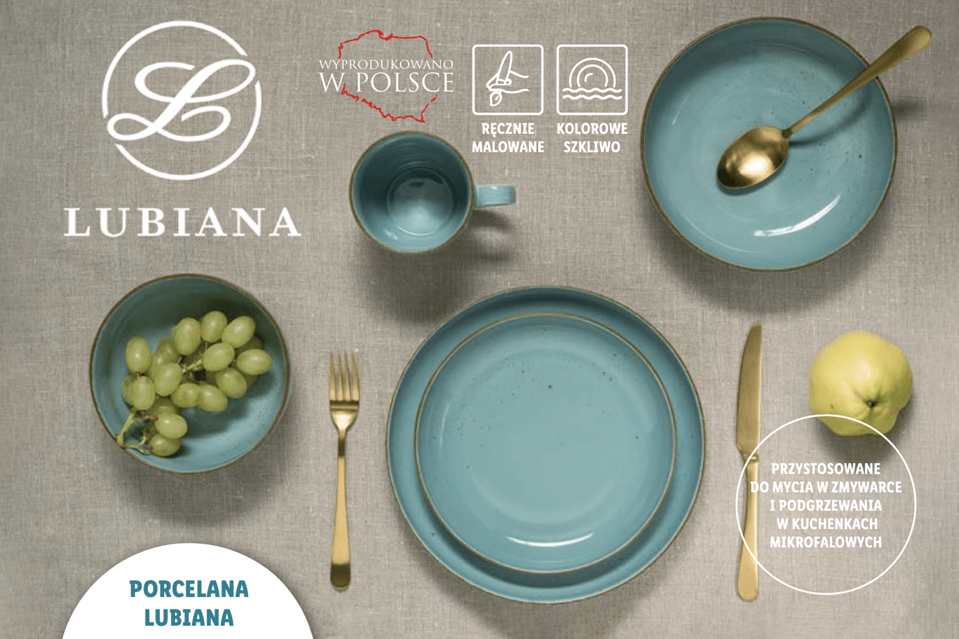 Klasa i styl na stole. Porcelana Lubiana w Lidlu