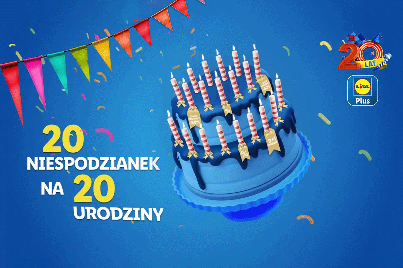 20 niespodzianek na 20. urodziny Lidla!