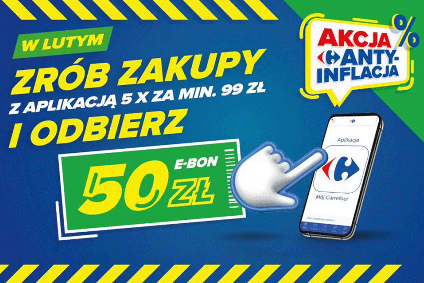 Carrefour rozdaje bony za zakupy