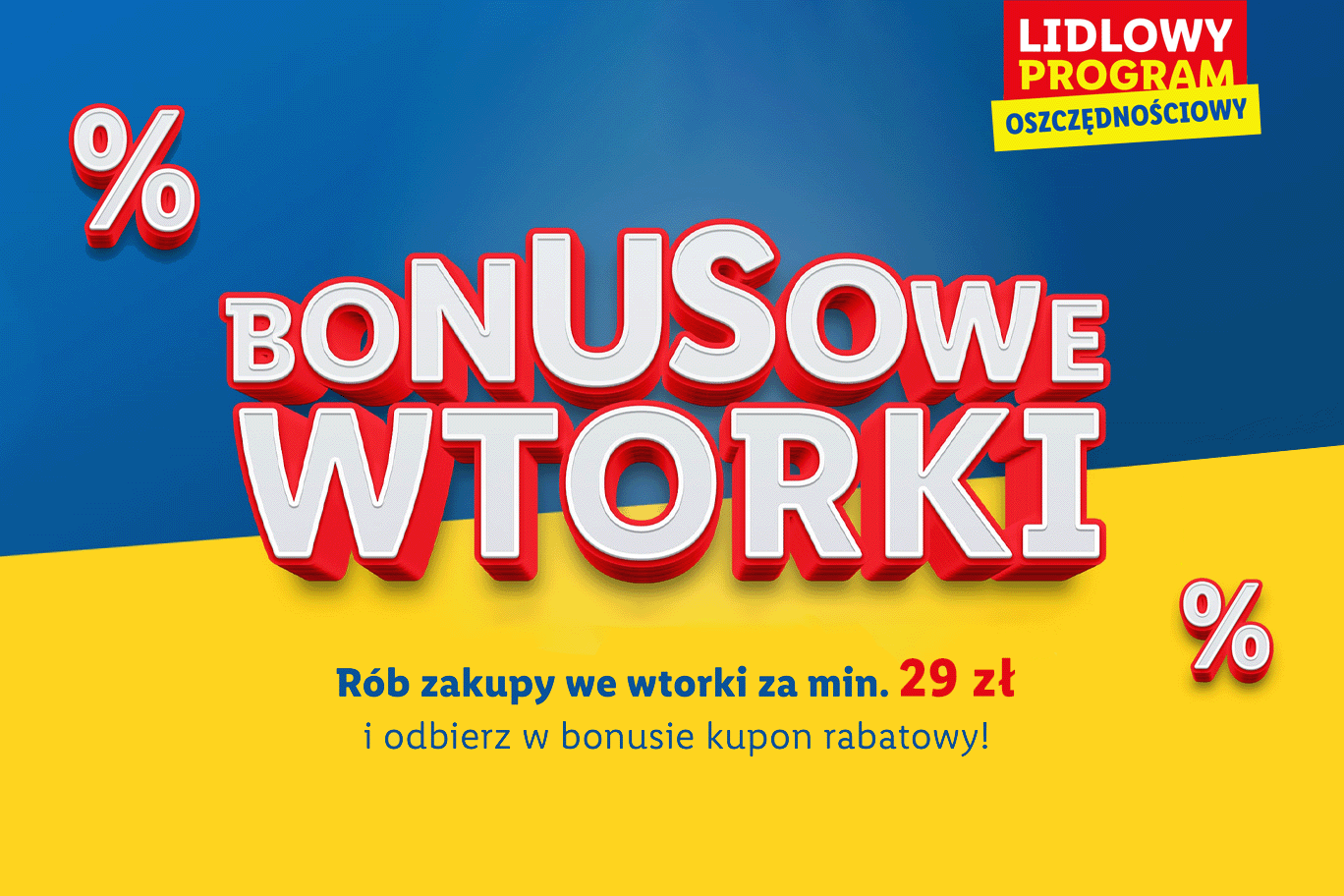 Bonusowe wtorki w Lidlu – kupuj więcej i taniej!