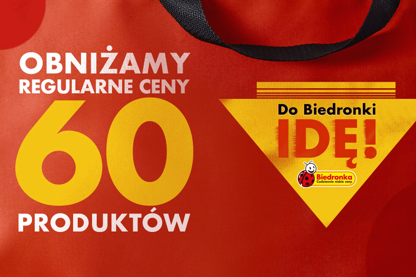 W Biedronce 60 produktów przecenionych na stałe!