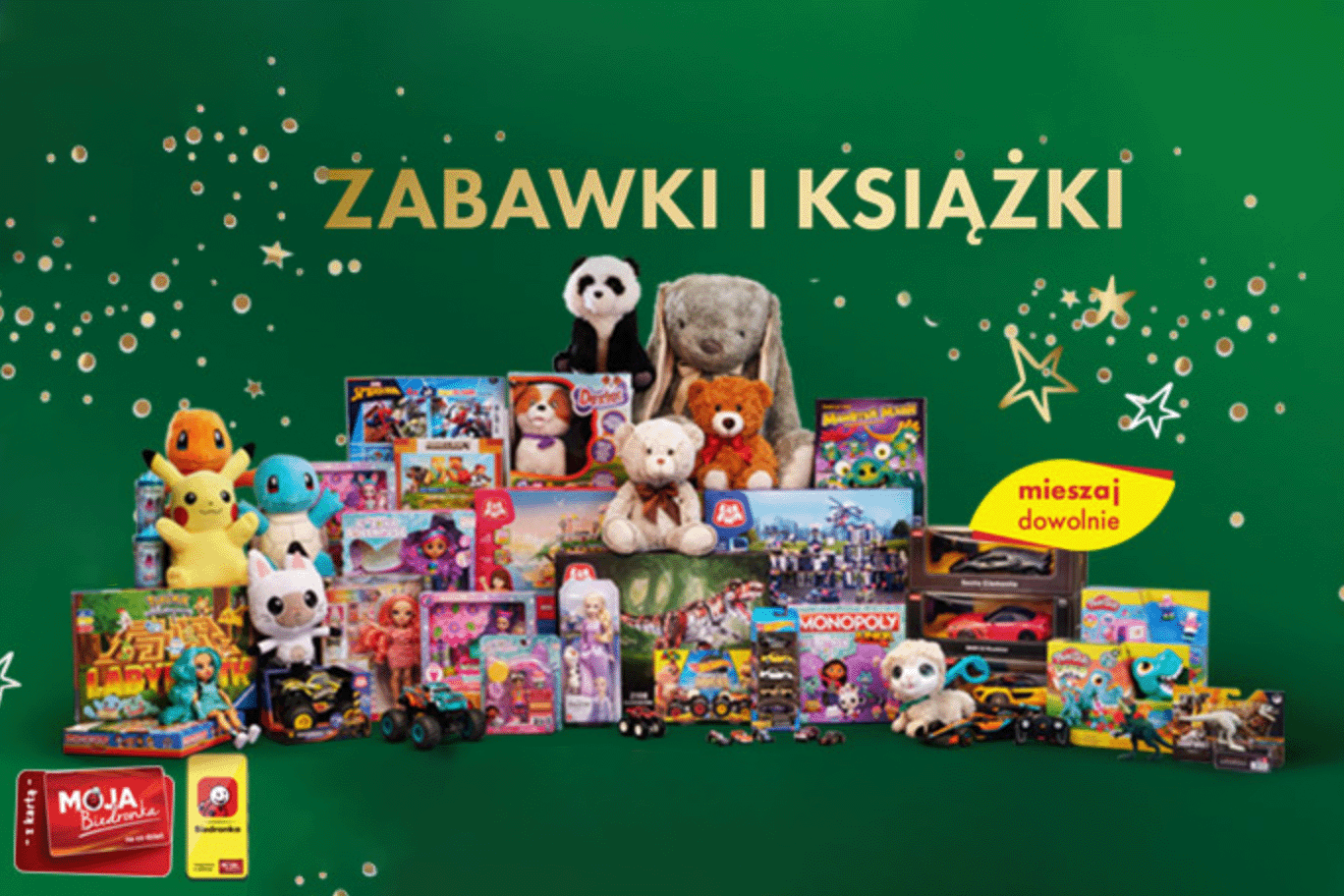 Książki i zabawki w Biedronce taniej o 50%