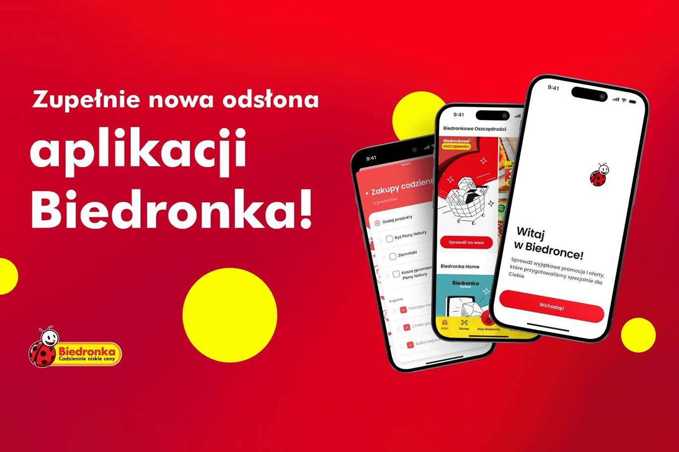 Biedronka zmieniła aplikację mobilną