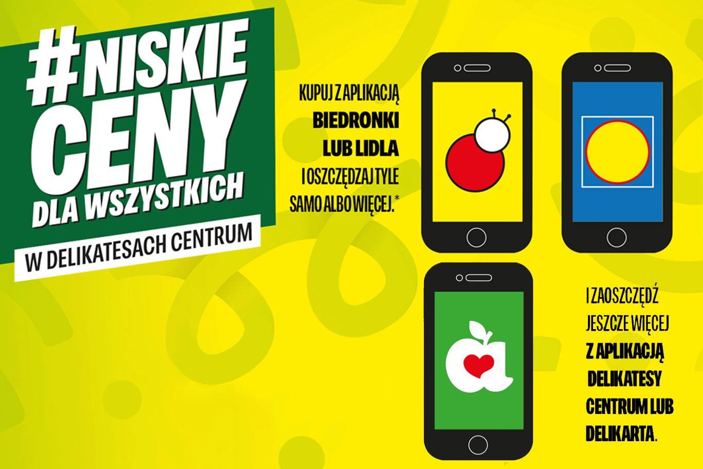 Delikatesy Centrum trollują Lidla i Biedronkę