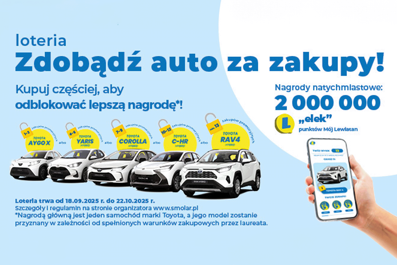 Samochód za zakupy w Lewiatanie!