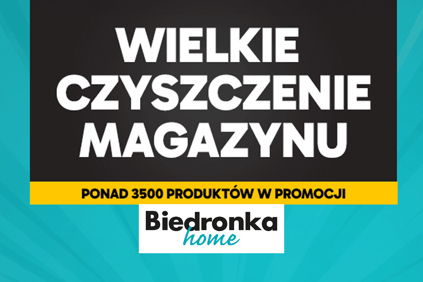 Czyszczenie magazynu w Biedronka Home!