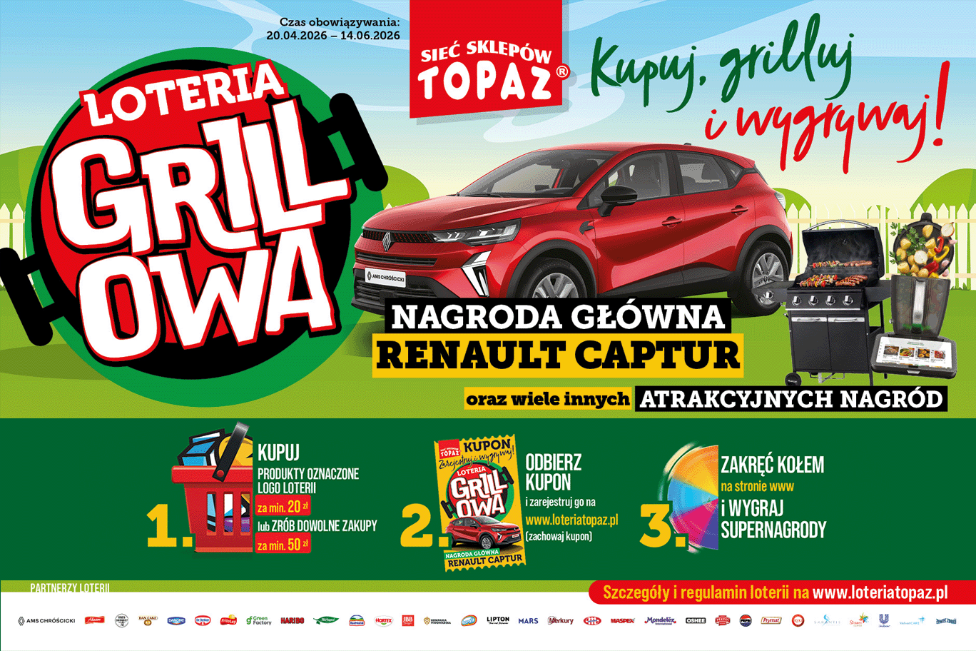 Loteria Grillowa w Topaz!