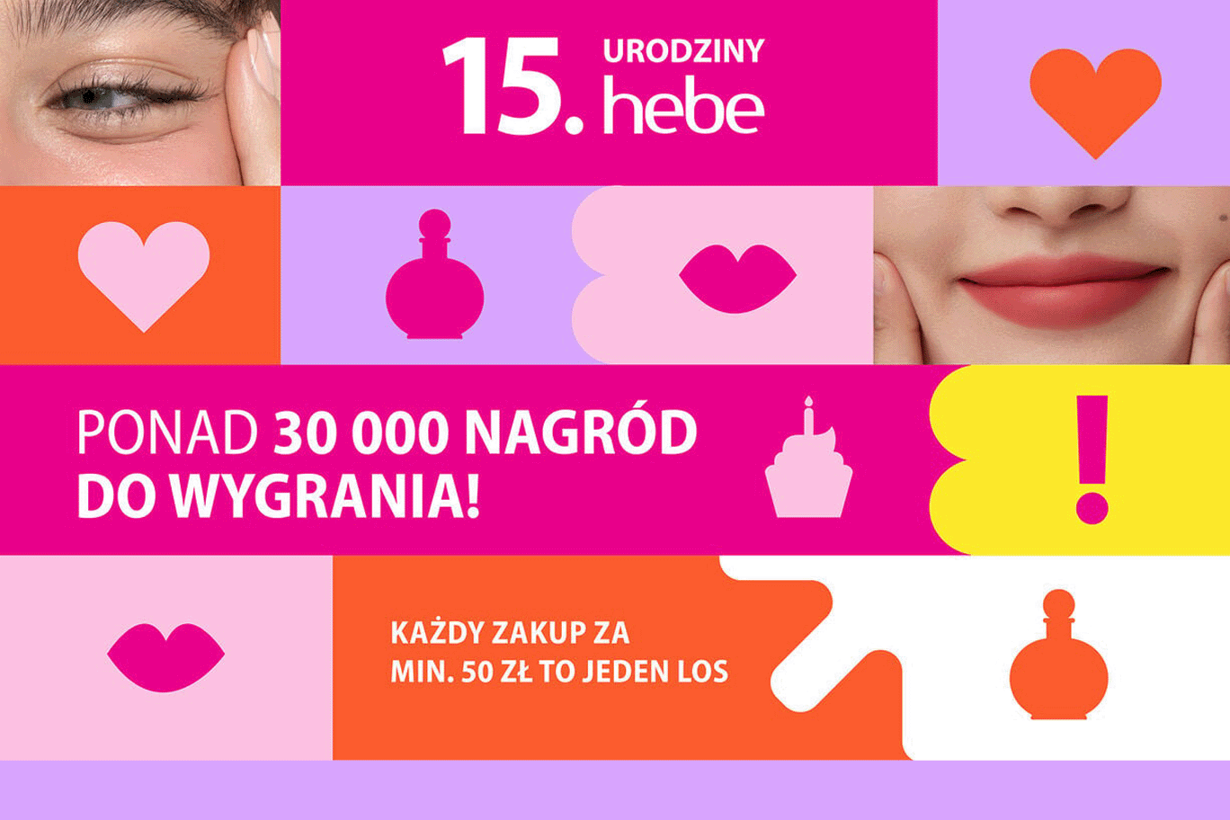 Loteria pełna nagród na 15. urodziny Hebe