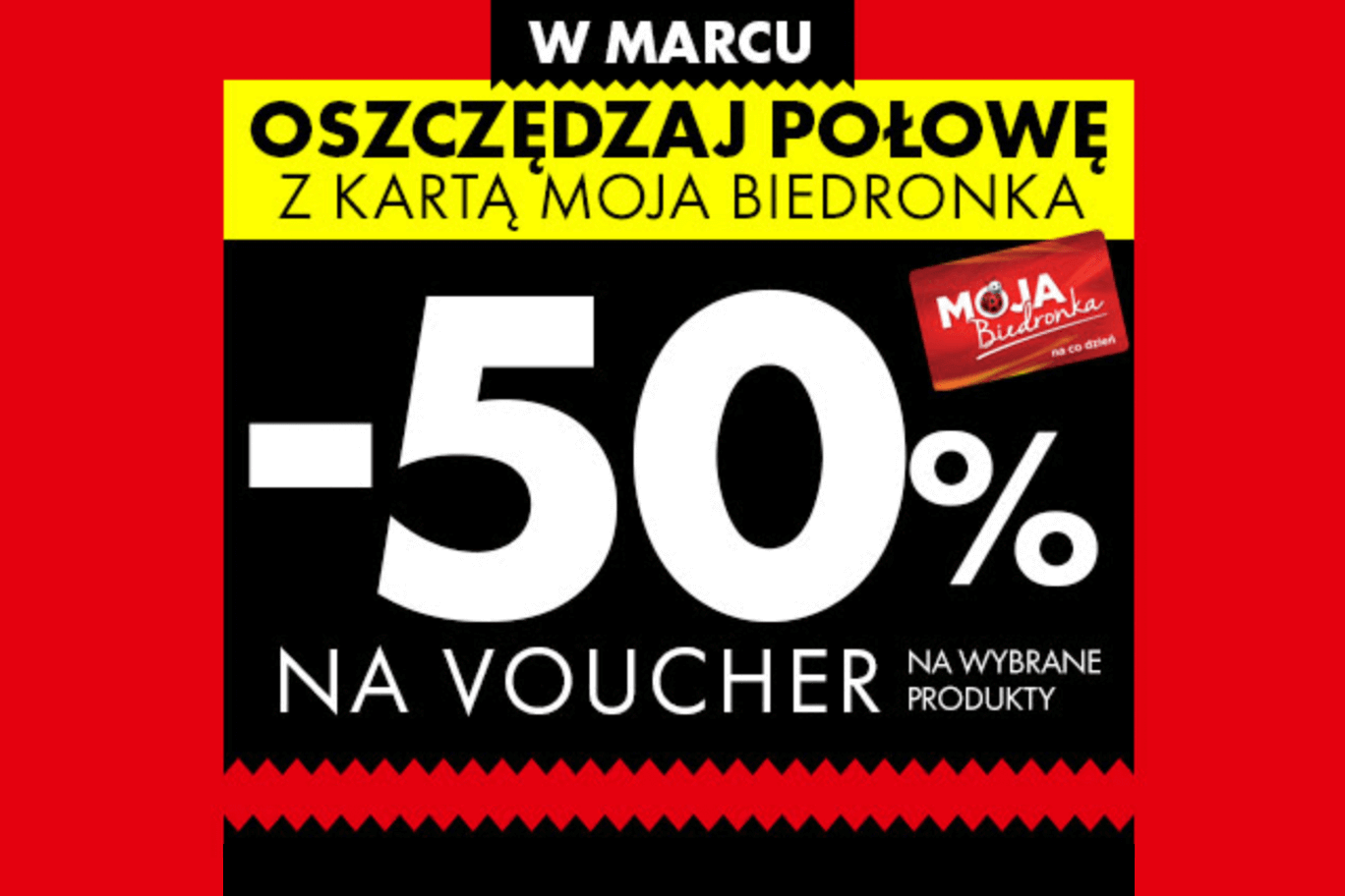 Miesiąc oszczędzania w Biedronce. Vouchery już czekają!