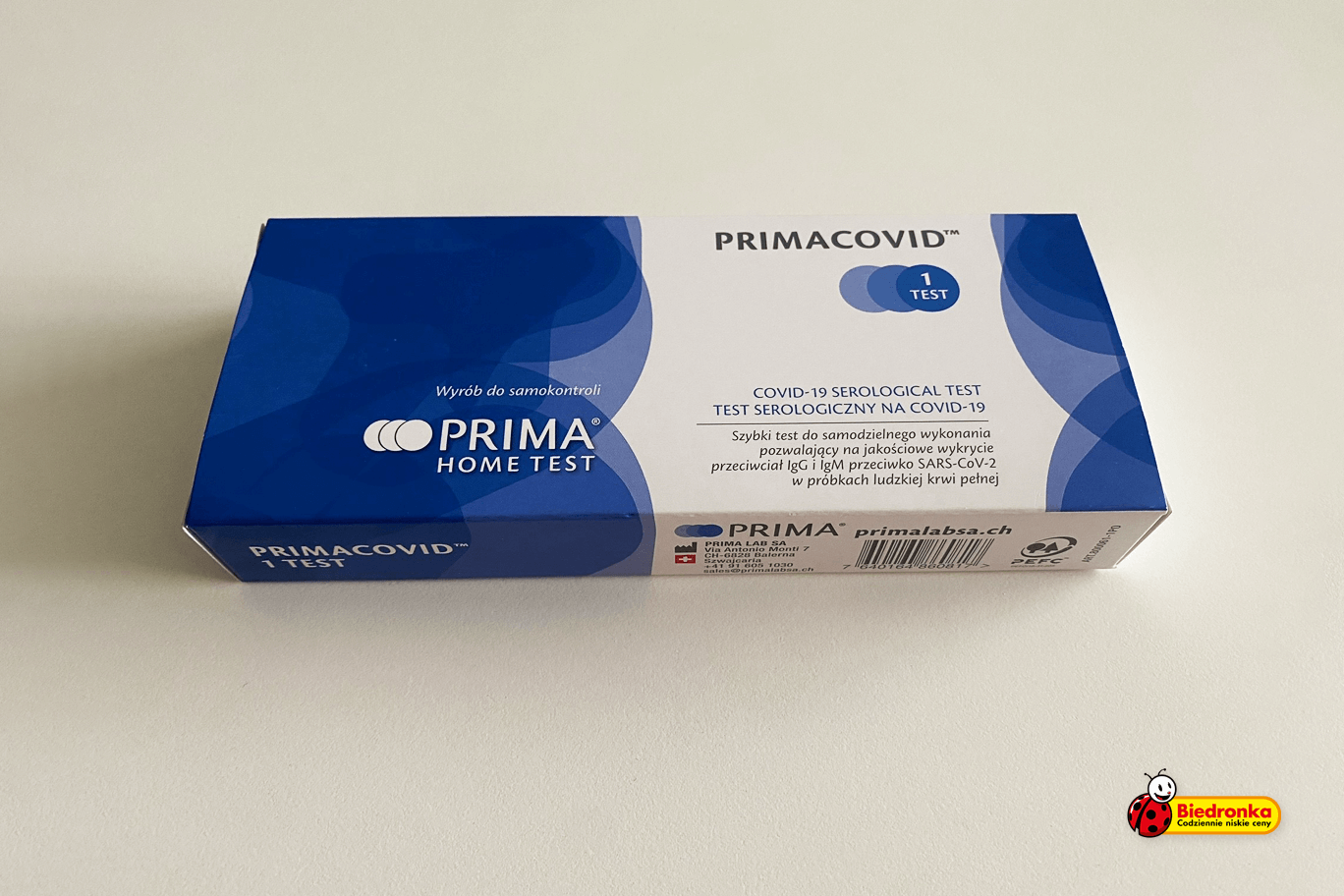 Test na obecność przeciwciał COVID-19 w Biedronce. Czy warto? 