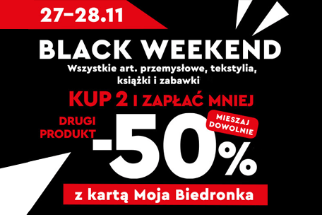 Black Week w Biedronce – wielkie rabaty i darmowa dostawa w Glovo