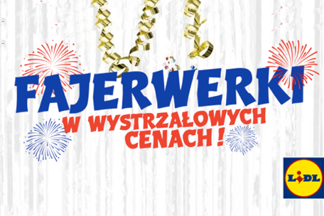 Fajerwerki w super cenach w sklepach Lidl